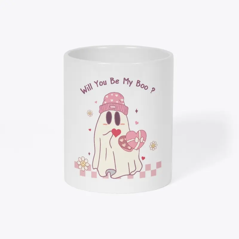 Will you be my boo? Mug